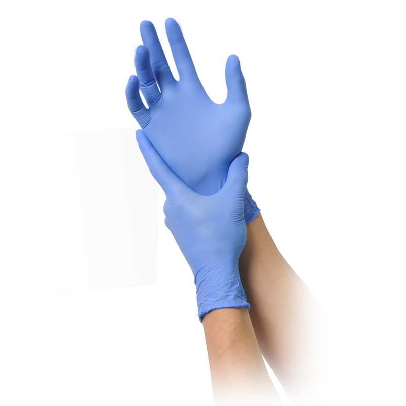 MAIMED solution 100 blue violet U.Hs.Nitr.pf.Gr.M 100 St Handschuhe