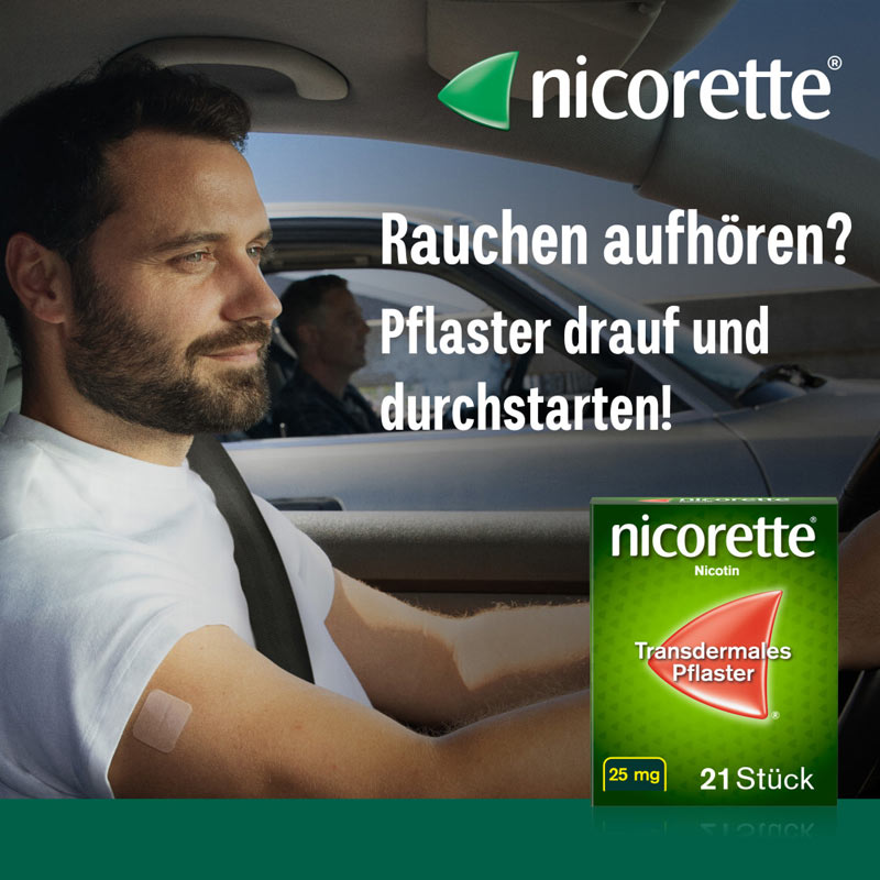 nicorette Transdermales Pflaster 15 mg 21 St Pflaster transdermal