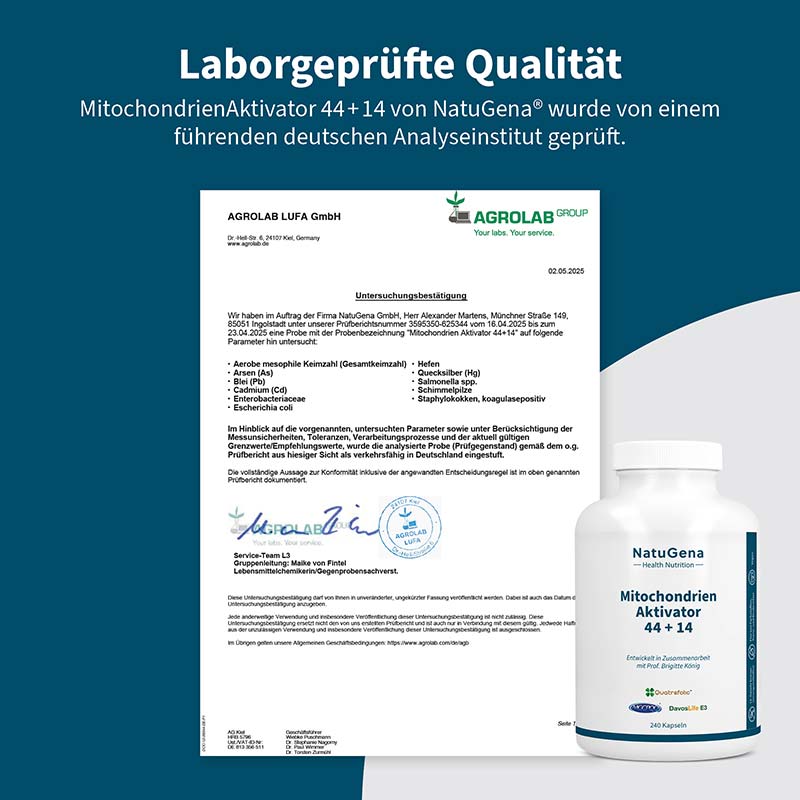 NatuGena Mitochondrien Aktivator 44 + 14 240 St Kapseln