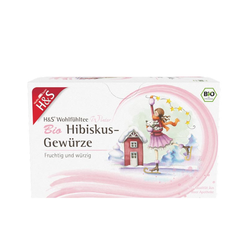 H&S Wohlfühltee Wintertee Bio Hibiskus 20X2.5 g Filterbeutel