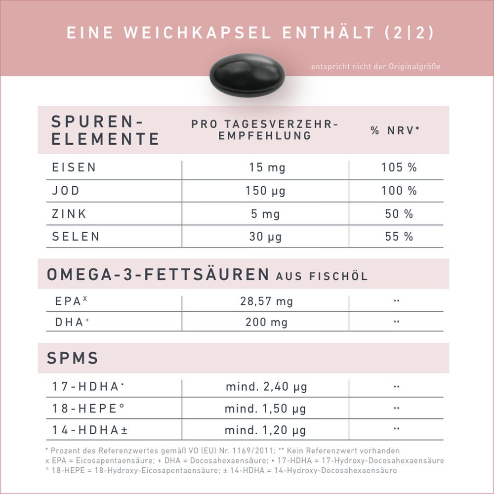 Velnatal 2 Schwangerschaft und Stillzeit 30 St Weichkapseln
