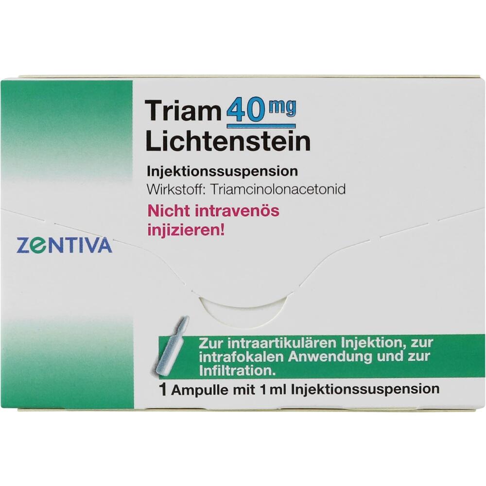 TRIAM 40 Lichtenstein Kristallsuspension Ampullen 1X1 ml Ampullen