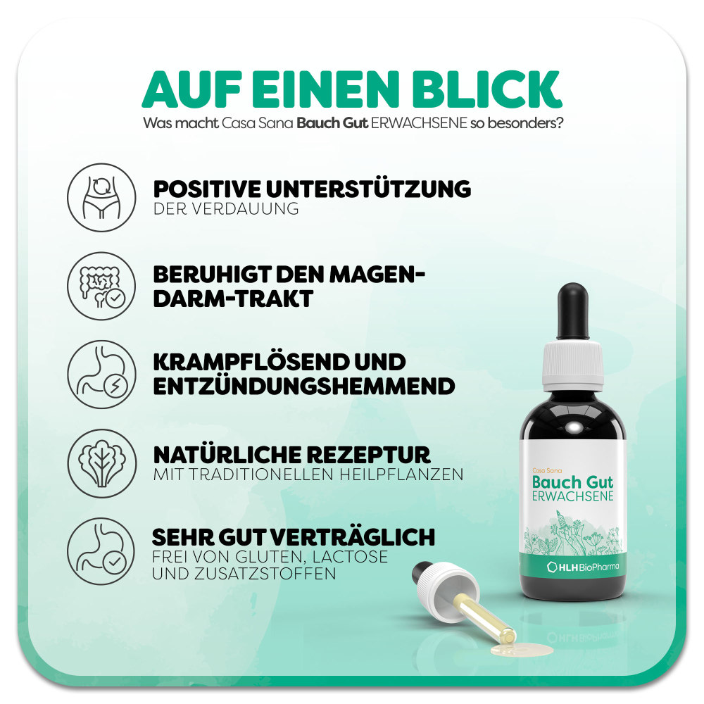Casa Sana Bauch Gut ERWACHSENE 50 ml Tropfen