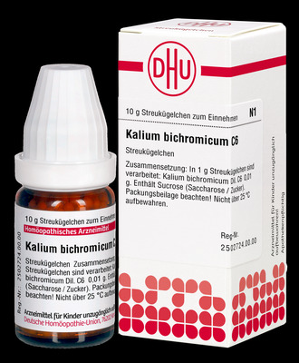 KALIUM BICHROMICUM C 6 Globuli 10 g Globuli