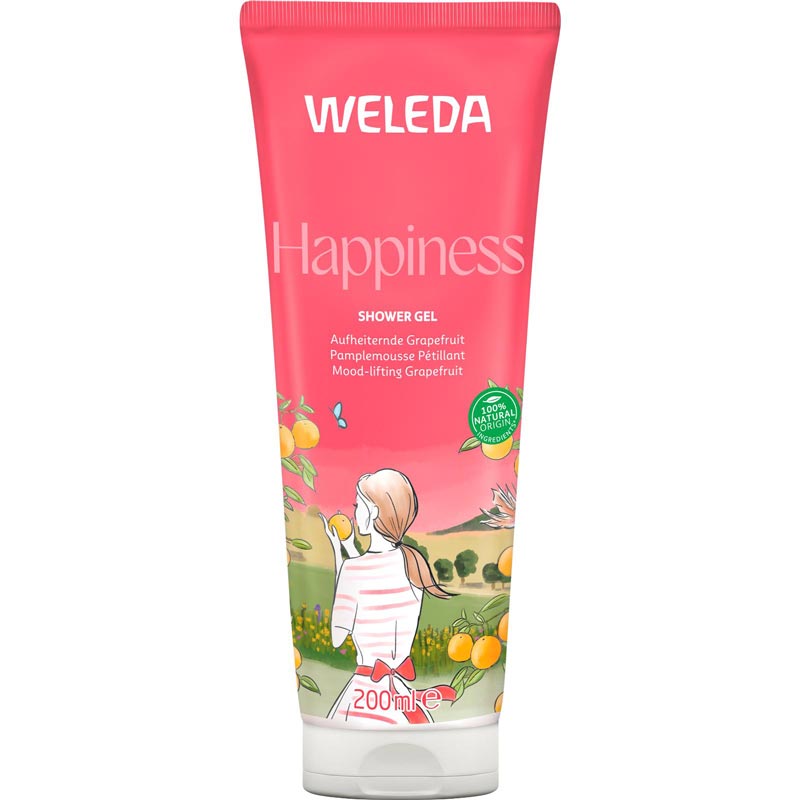 Weleda Happiness Shower Gel Grapefruit 200 ml Duschgel