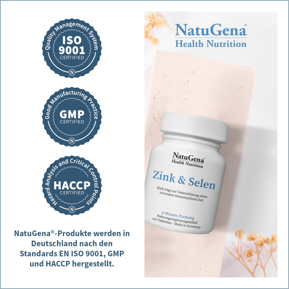 NatuGena Zink & Selen 120 St Tabletten