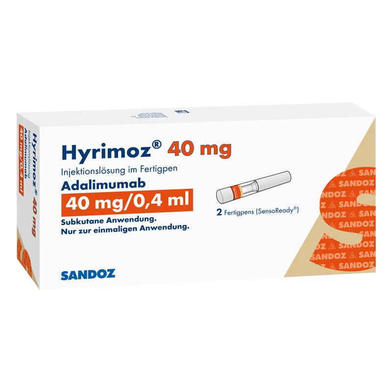 Hyrimoz 40 mg/0,4 ml 2 St Injektionslösung