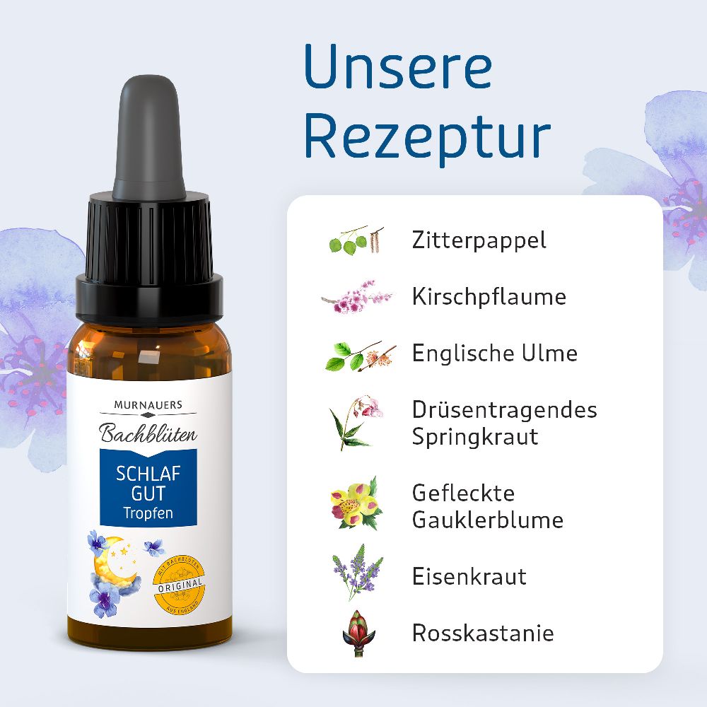 MURNAUERS Bachblüten Schlaf Gut Tropfen 20 ml Tropfen