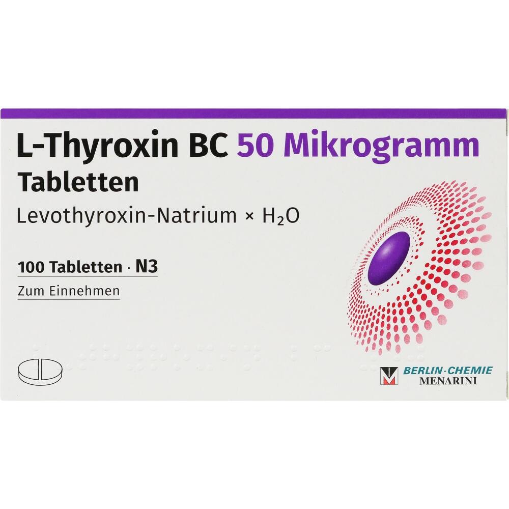 L-Thyroxin BC 50 Mikrogramm 100 St Tabletten