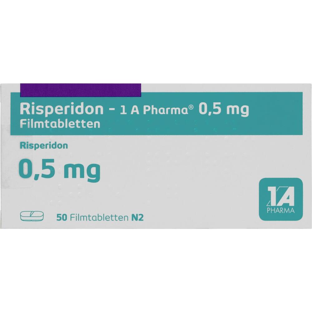 Risperidon-1 A Pharma 0,5mg 50 St Filmtabletten