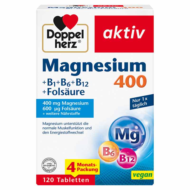 Doppelherz aktiv Magnesium 400  120 St Tabletten