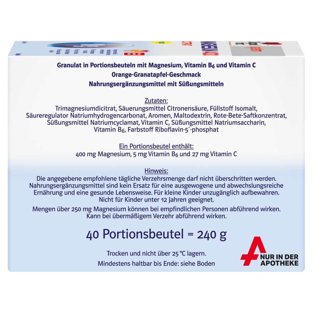 Doppelherz system MAGNESIUM 400  40 St Granulat