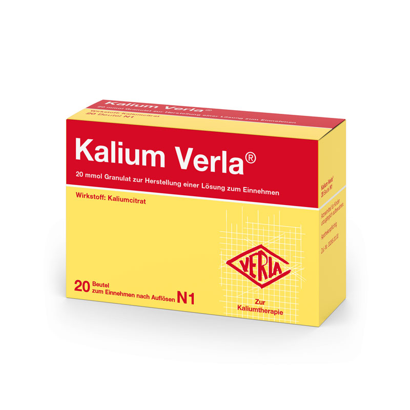 KALIUM VERLA Granulat Btl. 20 St Granulat