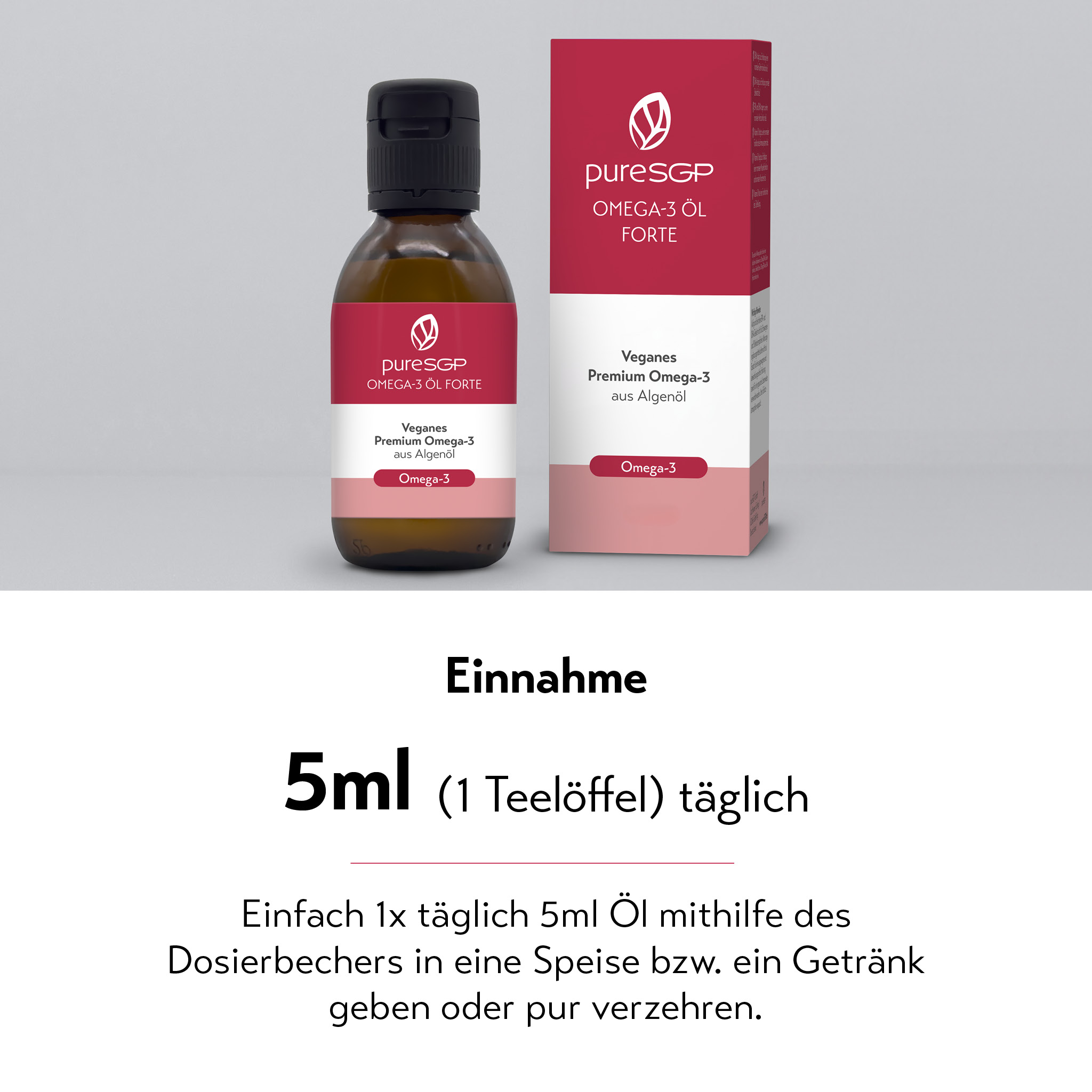 pureSGP OMEGA-3ÖL FORTE 100 ml Tropfen
