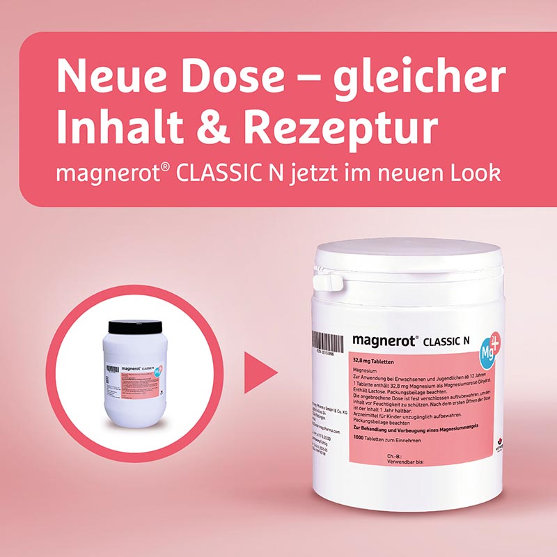 magnerot CLASSIC N 1000 St Tabletten