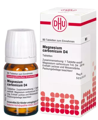 MAGNESIUM CARBONICUM D 4 Tabletten 80 St Tabletten