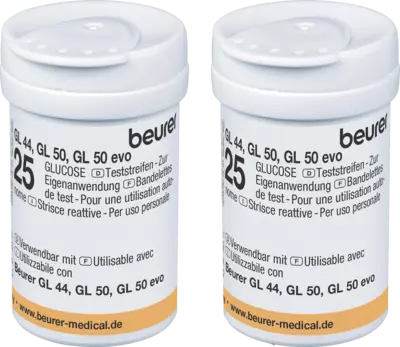 BEURER GL44/GL50 Blutzucker-Teststreifen 100 St Teststreifen