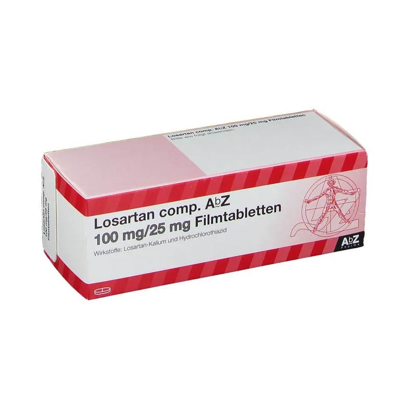 Losartan comp. AbZ 100mg/25mg 56 St Filmtabletten