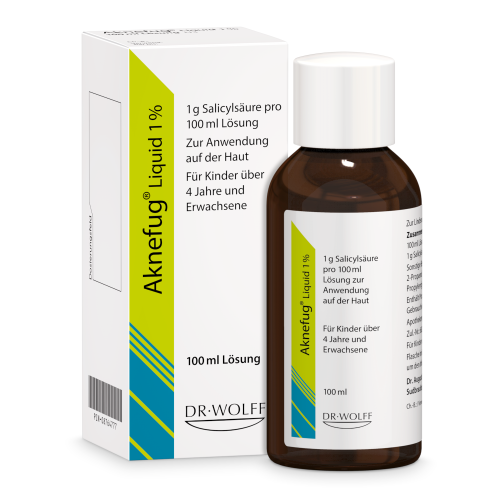 Aknefug Liquid 1% 100 ml Lösung