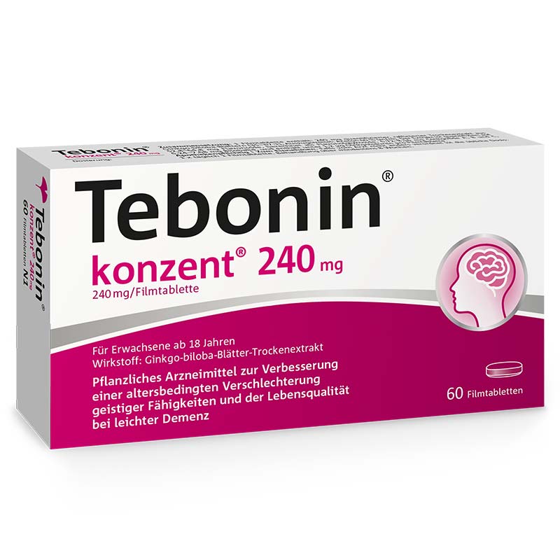 Tebonin konzent 240 mg 60 St Filmtabletten