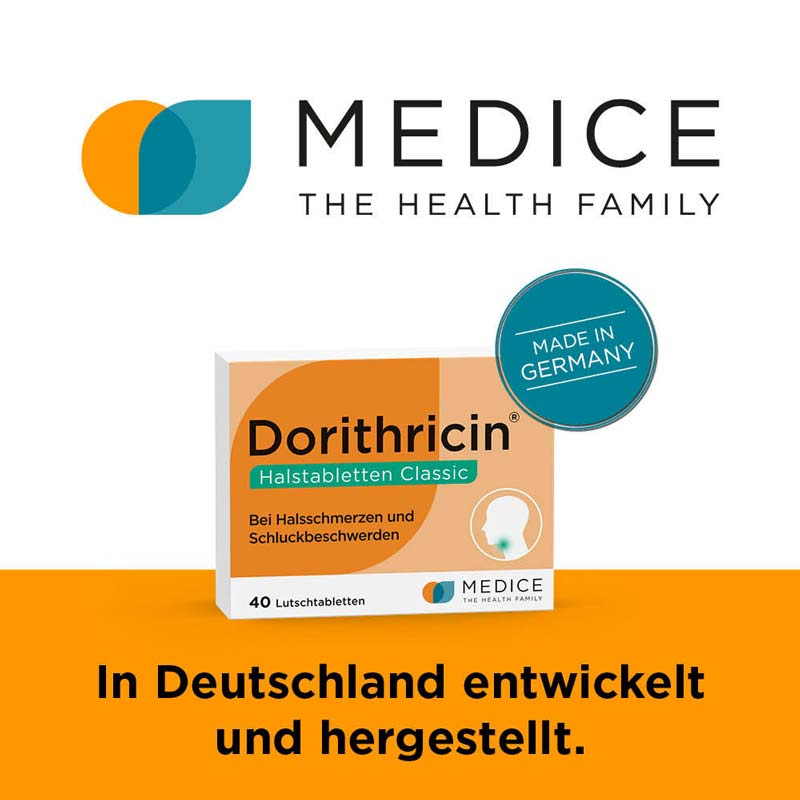 Dorithricin Classic Lutschtabletten bei Halsschmerzen  40 St Lutschtabletten