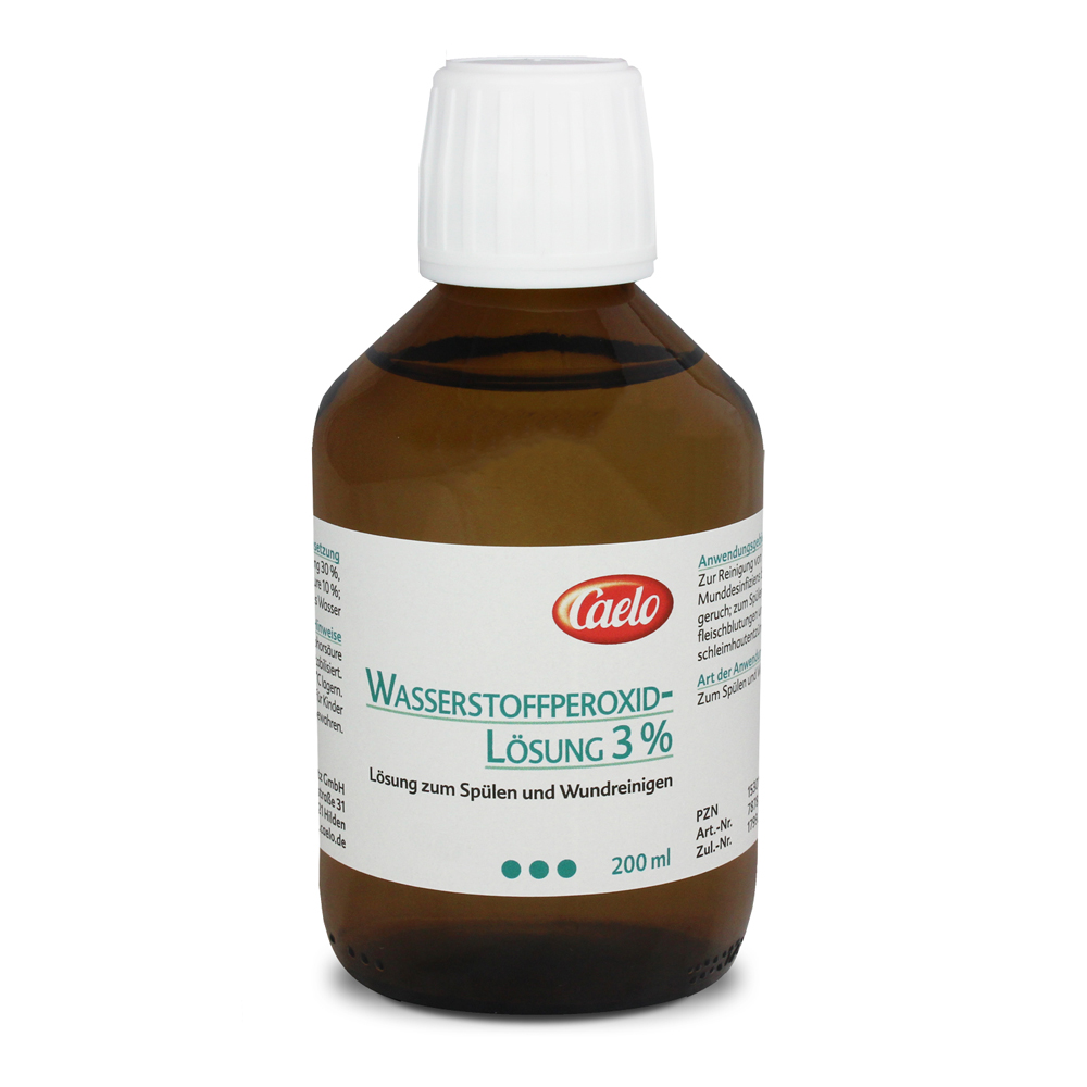 Caelo WASSERSTOFFPEROXID-LÖSUNG 3% 200ml 200 ml Flüssigkeit