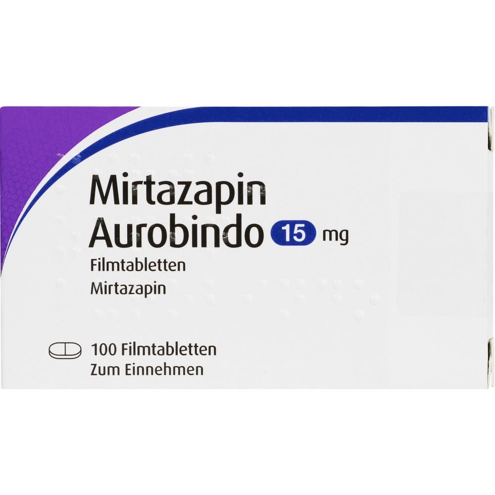 Mirtazapin Aurobindo 15mg 100 St Filmtabletten