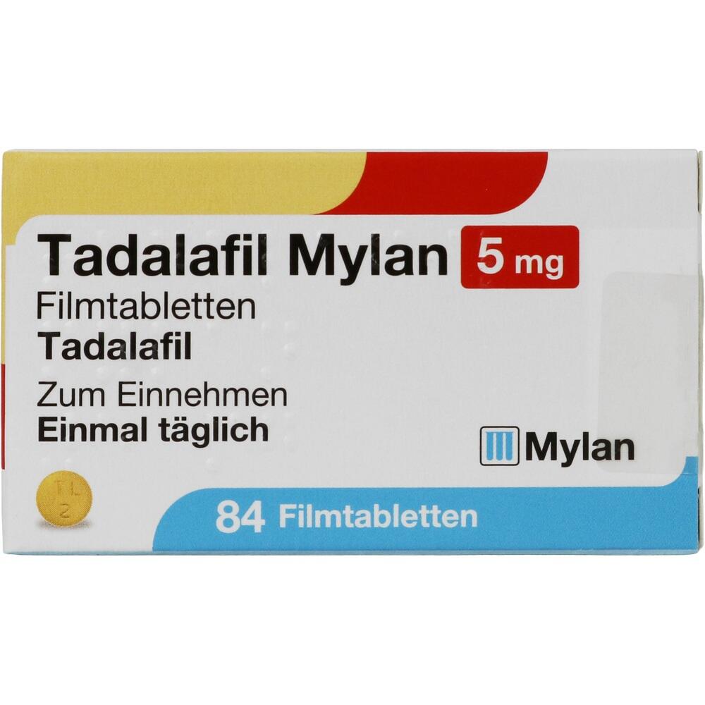 TADALAFIL Mylan 5 mg Filmtabletten 84 St Filmtabletten
