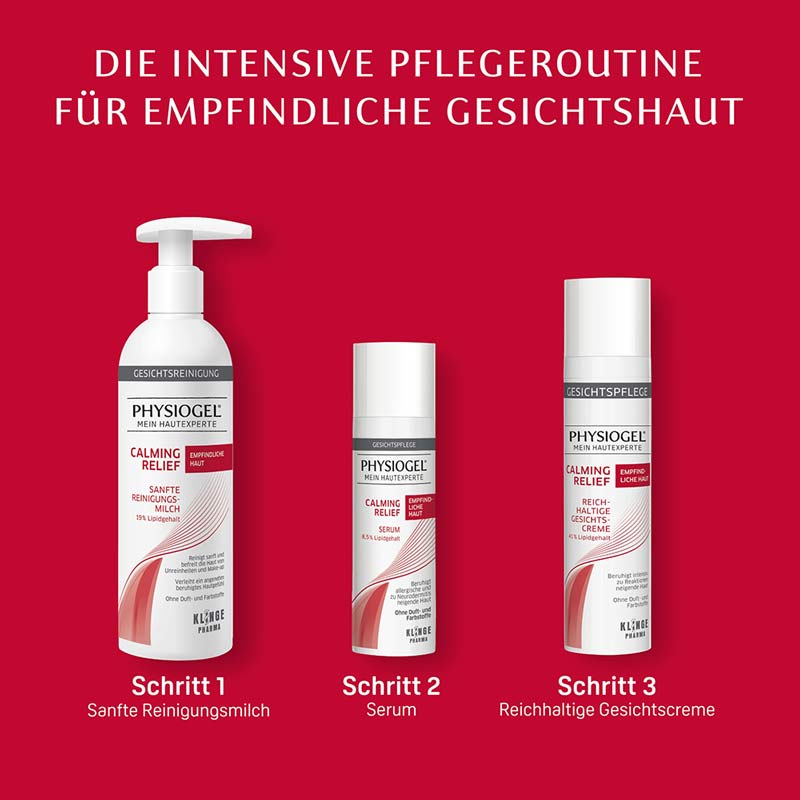 PHYSIOGEL Calming Relief Sanfte Reinigungsmilch empfindliche Haut  200 ml Milch