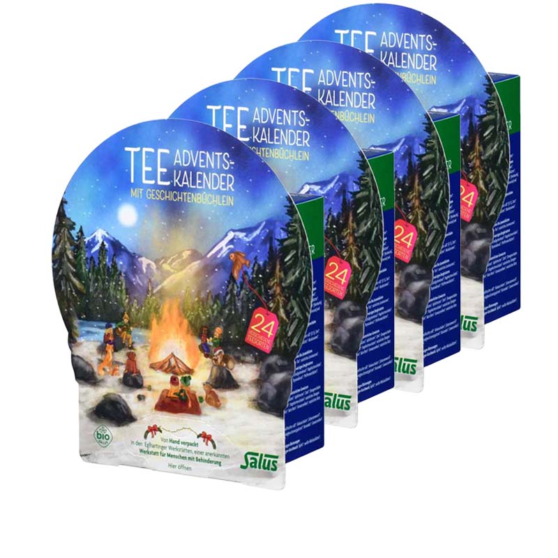 Salus TEE ADVENTS-KALENDER 4er Set 4X24 St Filterbeutel