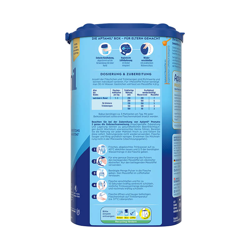 Aptamil PRONUTRA 2 FOLGEMILCH 800 g Pulver