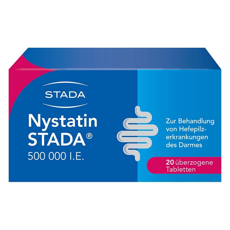 Nystatin STADA 500000 I.E. 20 St Überzogene Tabletten