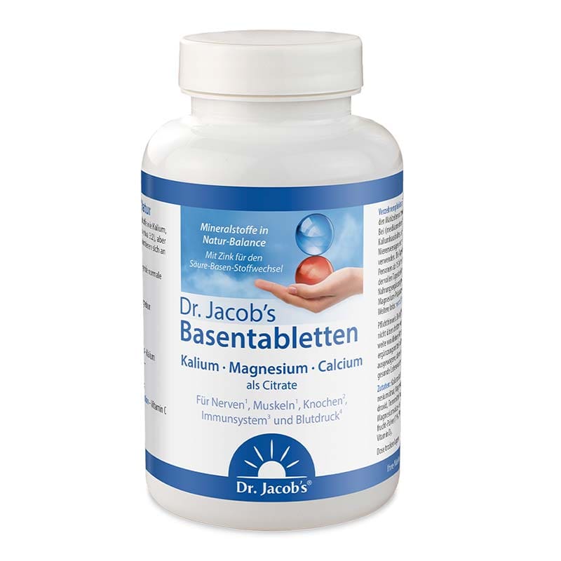 Dr. Jacob's Basentabletten Basen-Citrat-Mineralstoffe