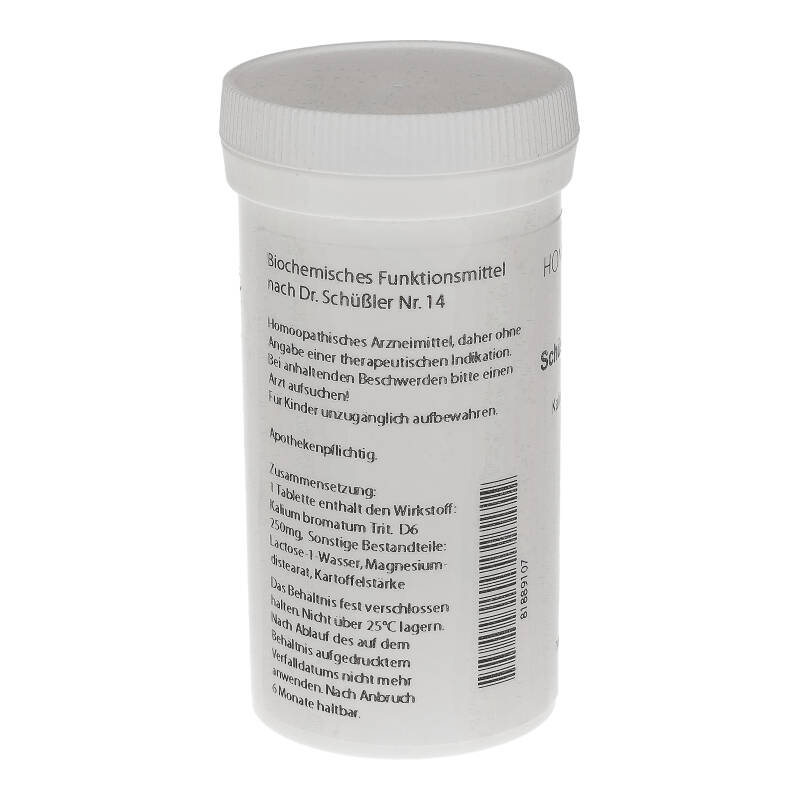 HOMOEOPATHIEFUCHS Schüssler-Salz Nummer 14 Kalium bromatum D6 Biochemie 400 St Tabletten