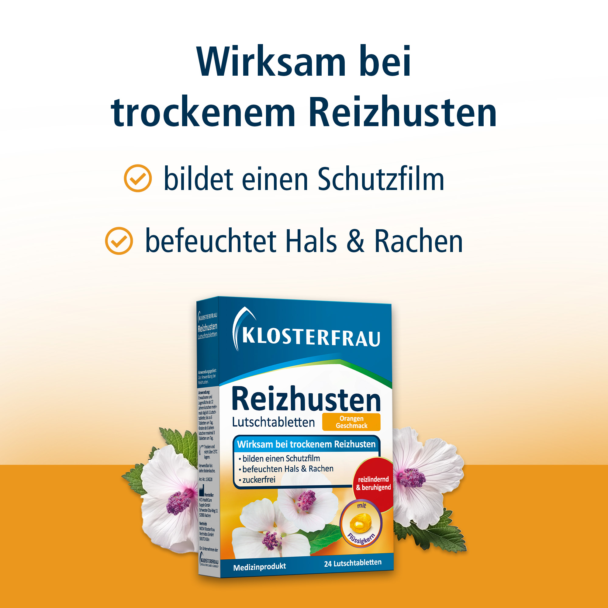 KLOSTERFRAU Reizhusten  24 St Lutschtabletten