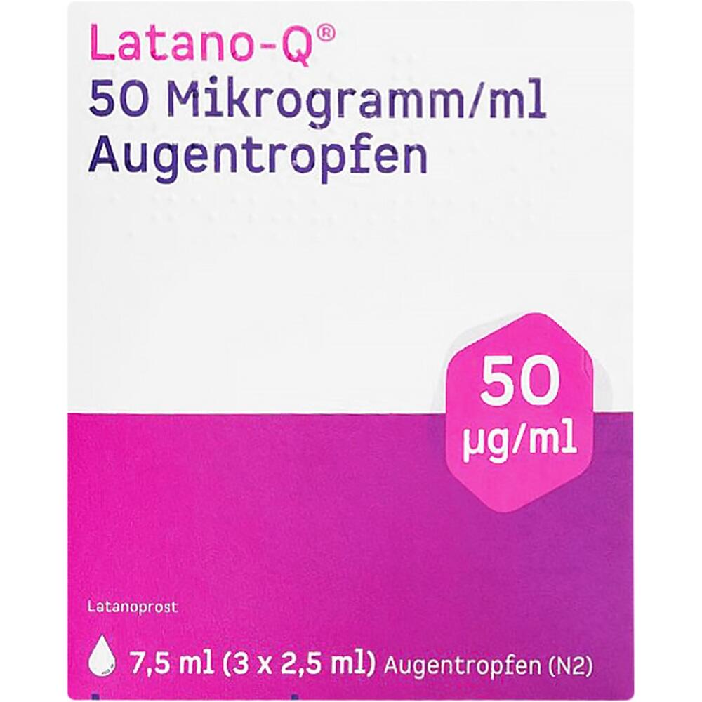 Latano-Q 50 Mikrogramm/ml 3X2.5 ml Augentropfen