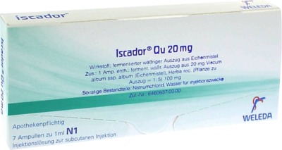 ISCADOR Qu 20 mg Injektionslösung 7X1 ml Injektionslösung