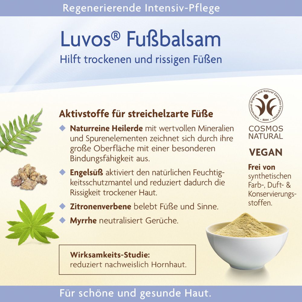 Luvos HEILERDE Fußbalsam 75 ml Balsam