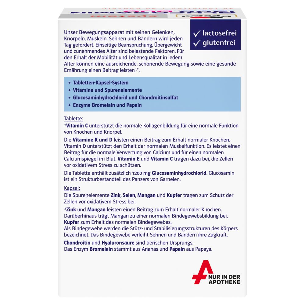 Doppelherz system GLUCOSAMIN 1200 DUO 60 St Kombipackung