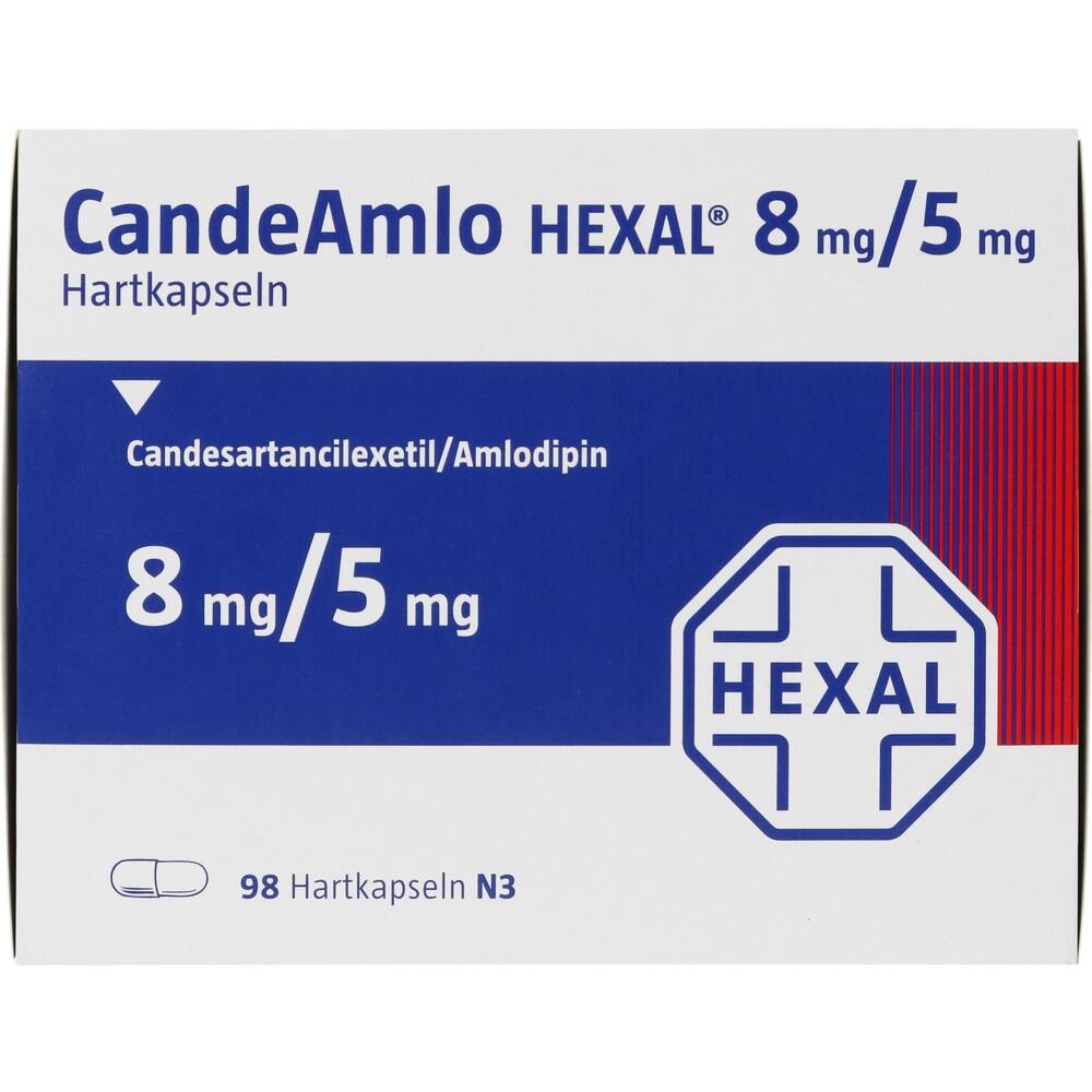 CandeAmlo HEXAL 8mg/5mg 98 St Hartkapseln