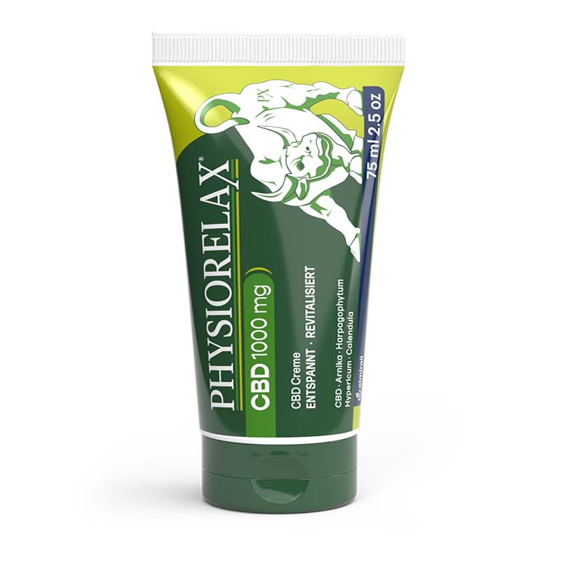 PHYSIORELAX CBD 1000 mg CREME - entspannt & revitalisiert