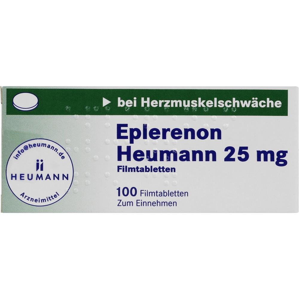Eplerenon Heumann 25mg 100 St Filmtabletten