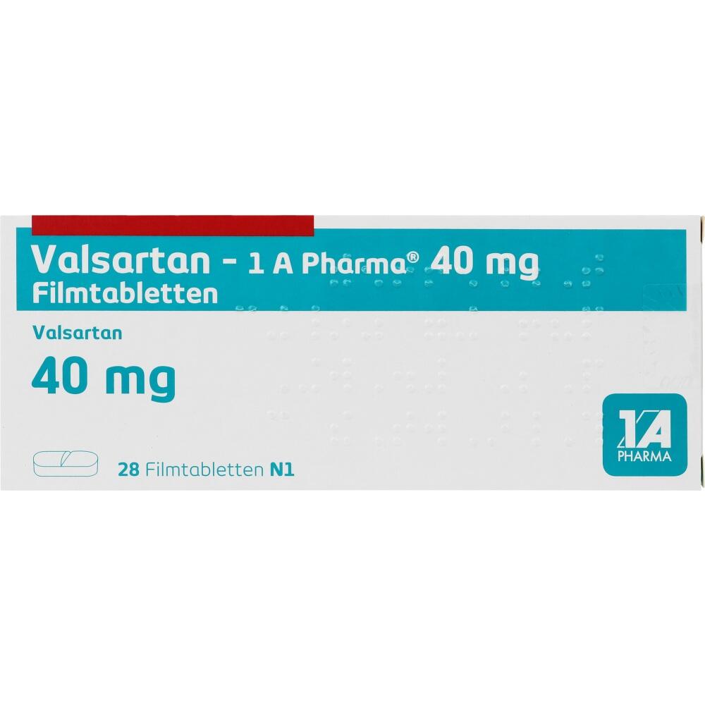 Valsartan-1 A Pharma 40mg 28 St Filmtabletten