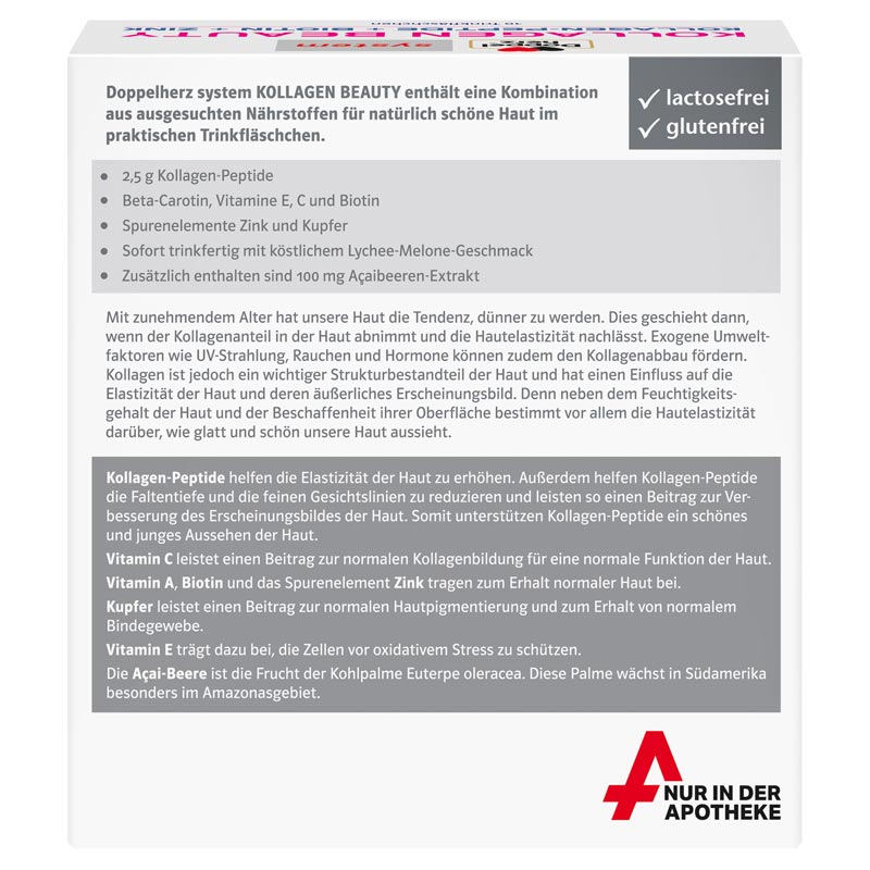 Doppelherz system KOLLAGEN BEAUTY 10 St Trinkampullen