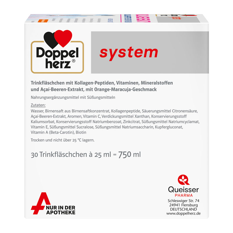 Doppelherz system KOLLAGEN BEAUTY 30X25 ml Trinkampullen