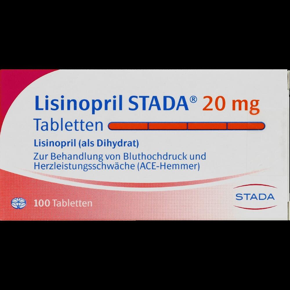 Lisinopril STADA 20mg 100 St Tabletten