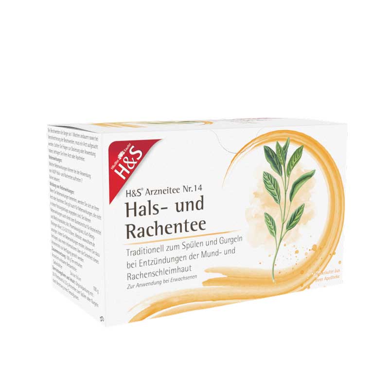 H&S Arzneitee Hals- und Rachentee 20X2.5 g Filterbeutel