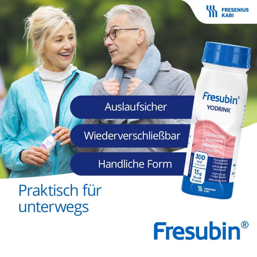 Fresubin YODRINK Himbeere 4X200 ml Flüssigkeit