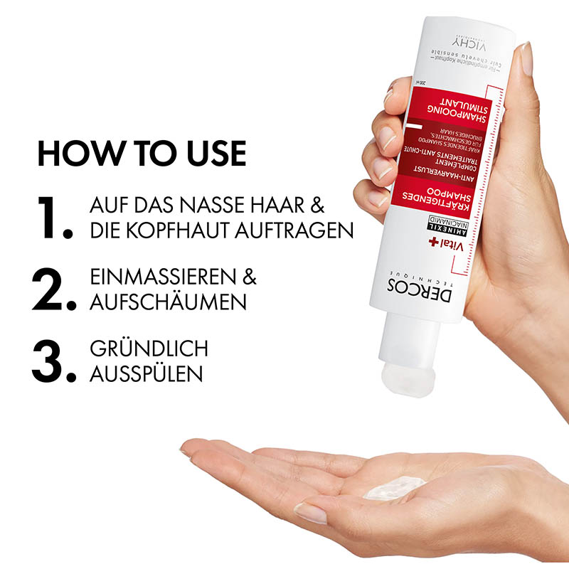 VICHY DERCOS Vital-Shampoo mit Aminexil  200 ml Shampoo