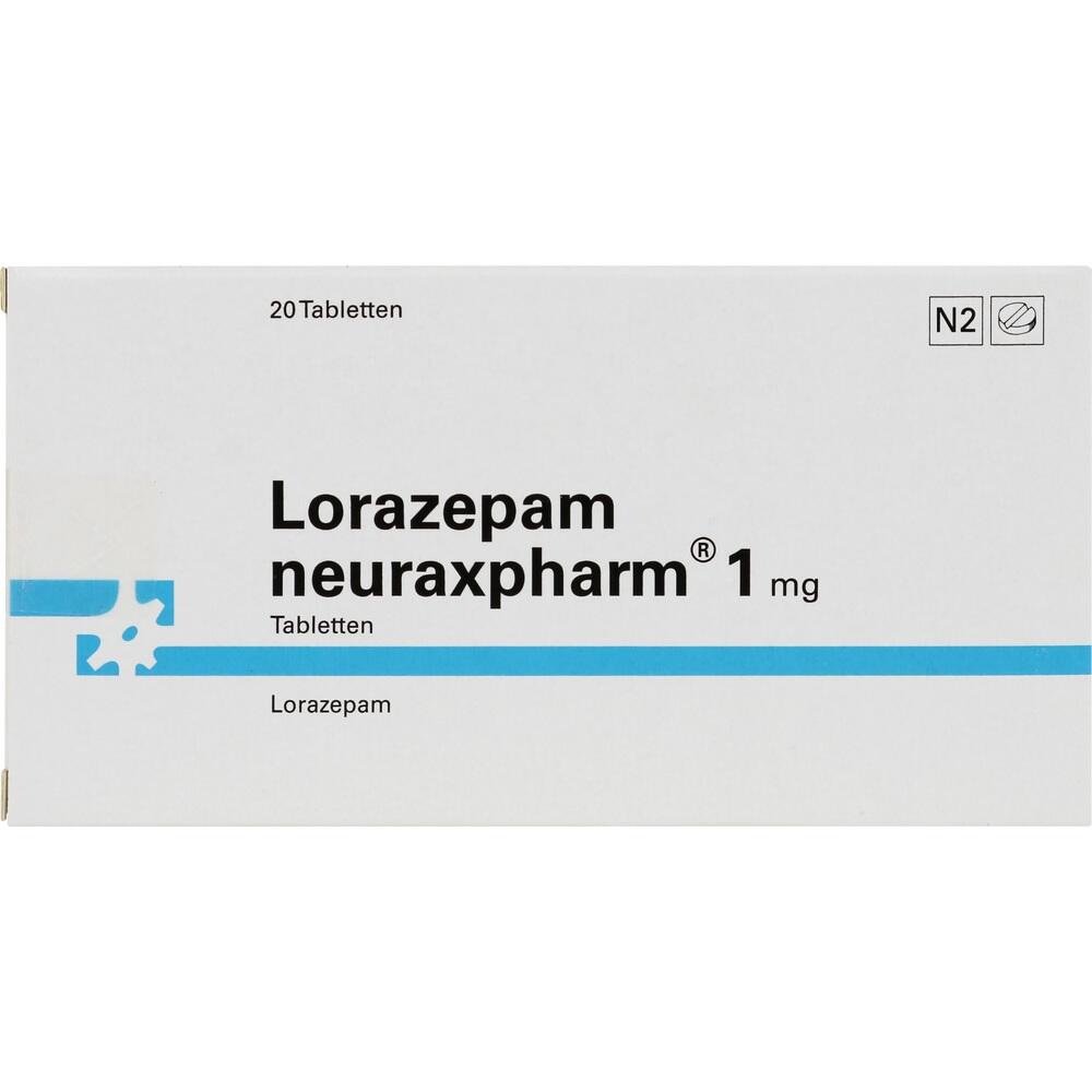 Lorazepam neuraxpharm 1 mg 20 St Tabletten